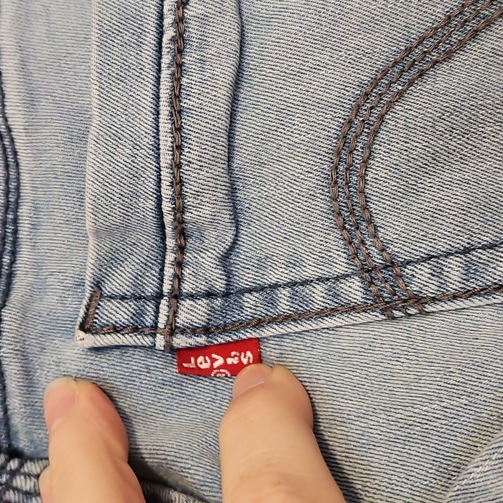 Levi's 529 Curvy Skinny Leg Women's Light Wash Blue Jeans - Picture 7 of 13